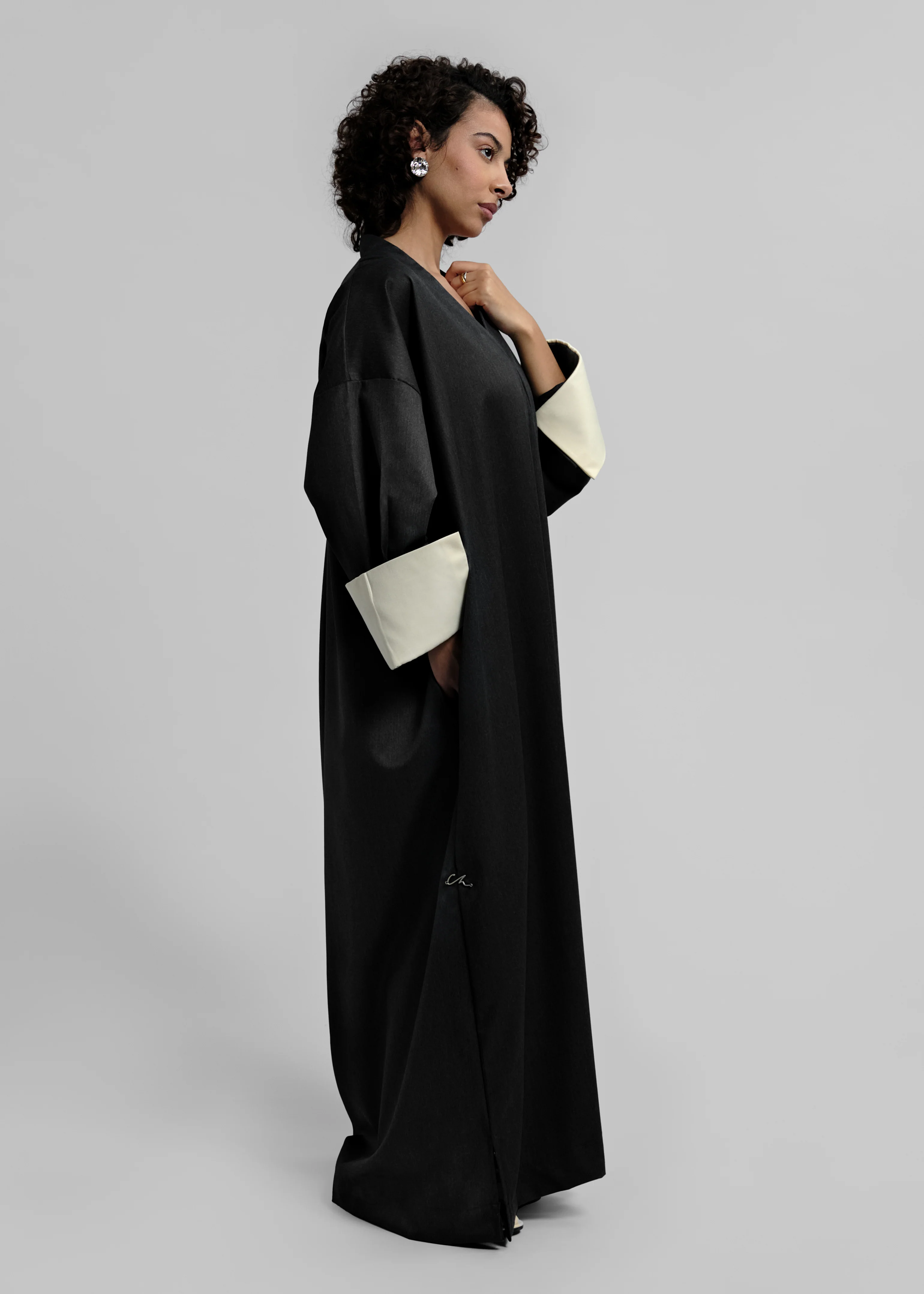 La Robe Qamar Gris anthracite - Image 2
