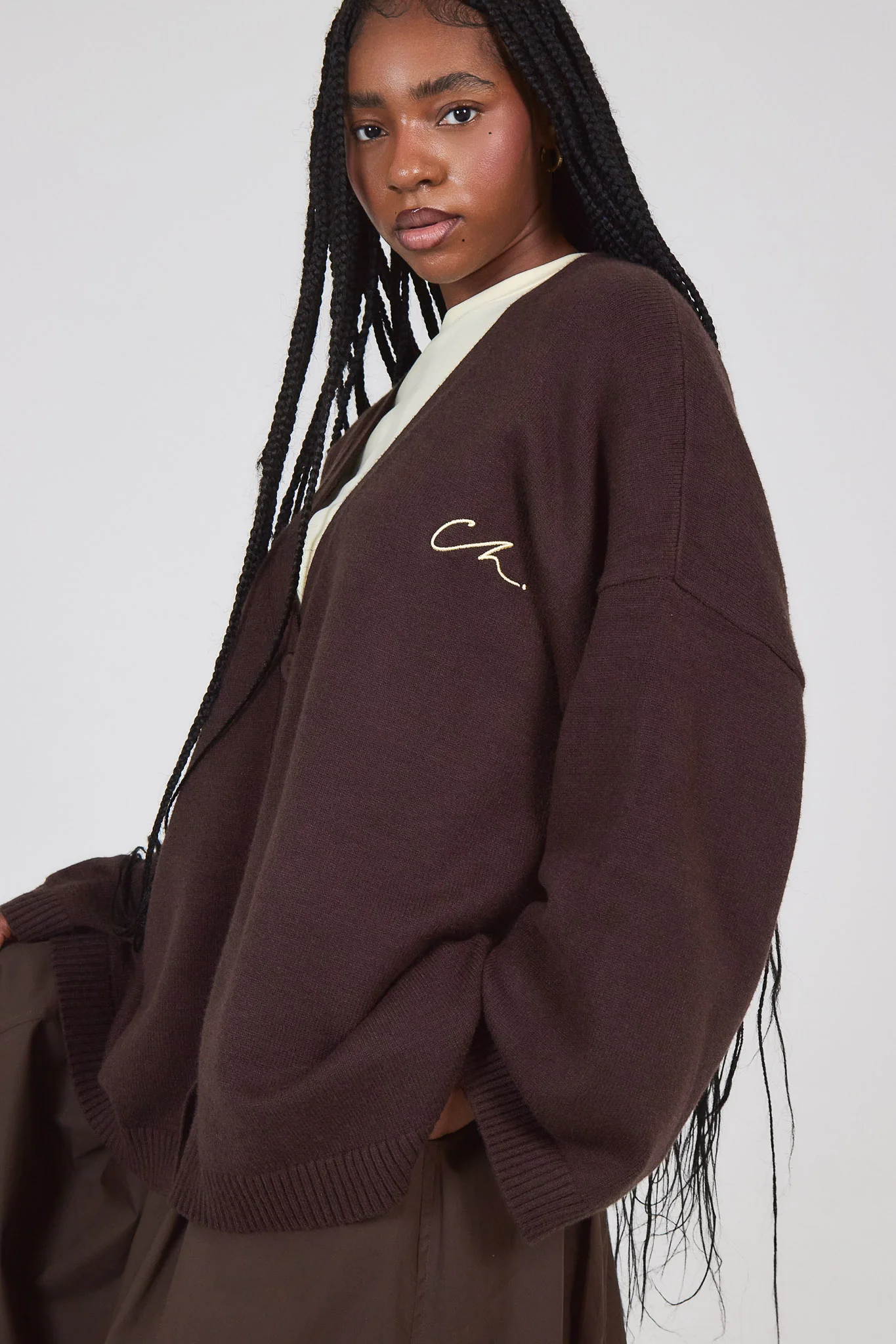 Le Cardigan Brun