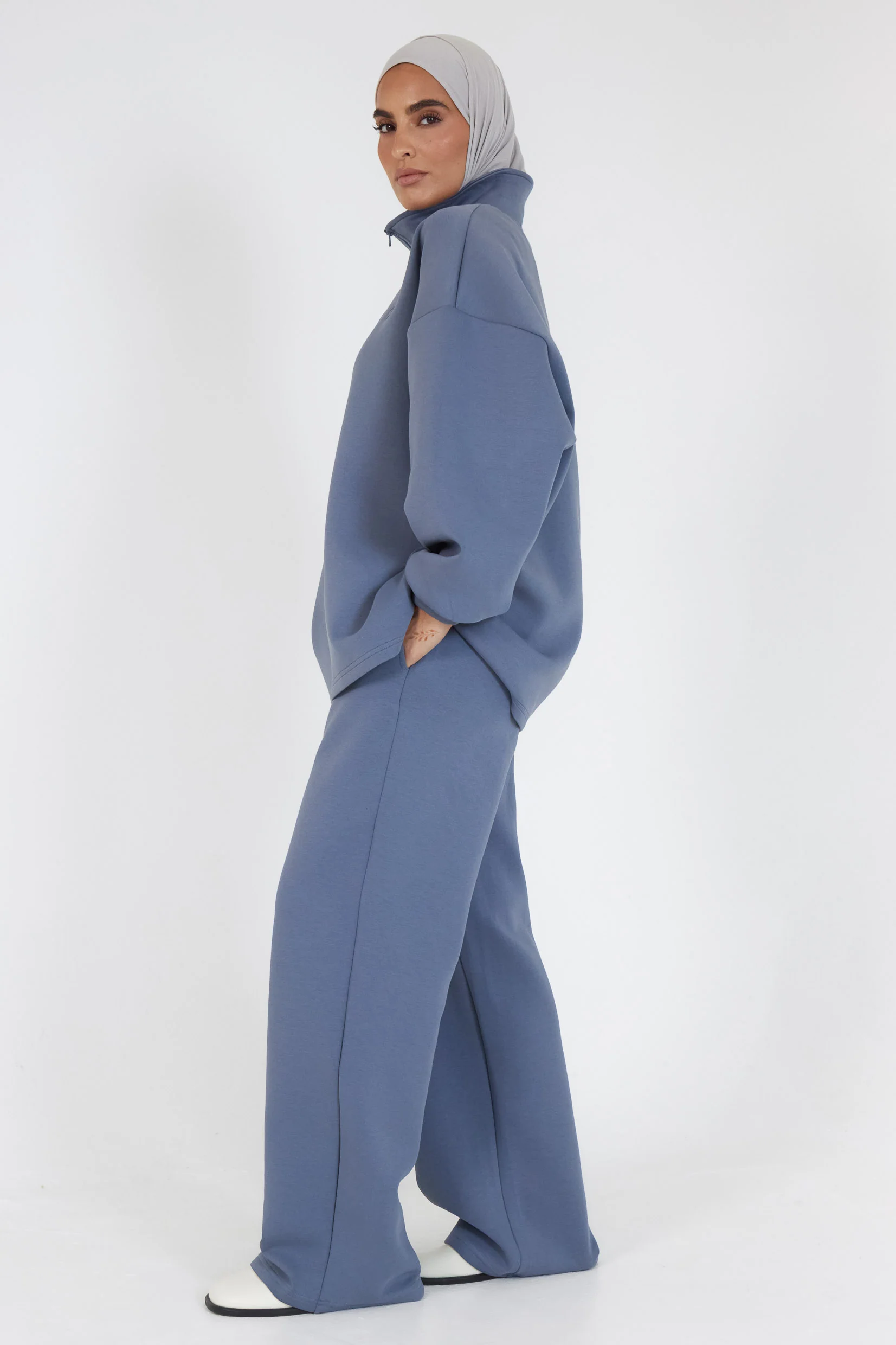 Le Pantalon Comfy Bleu Délavé - Image 3