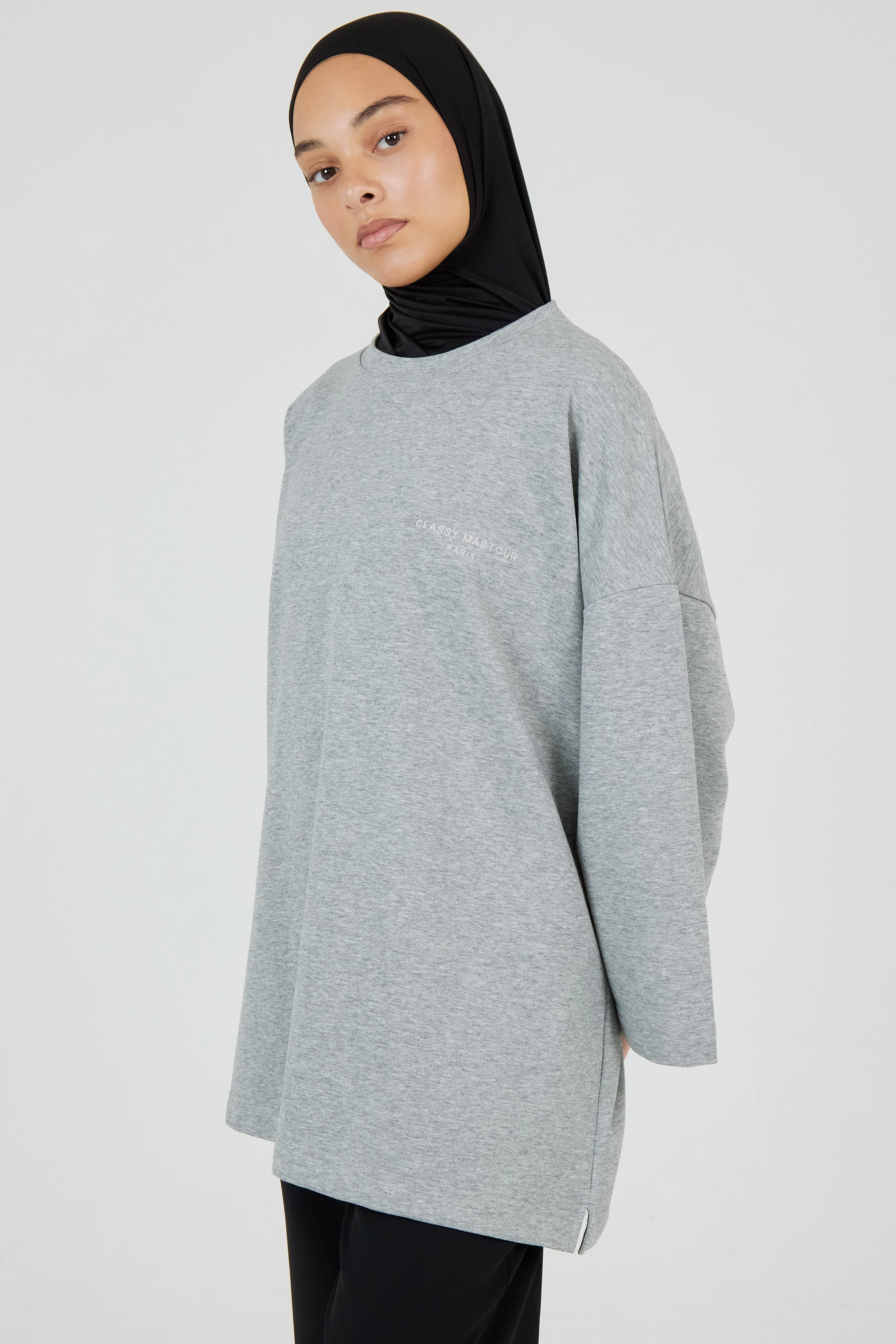 Le T-shirt Signature  Gris Foncé - Image 2