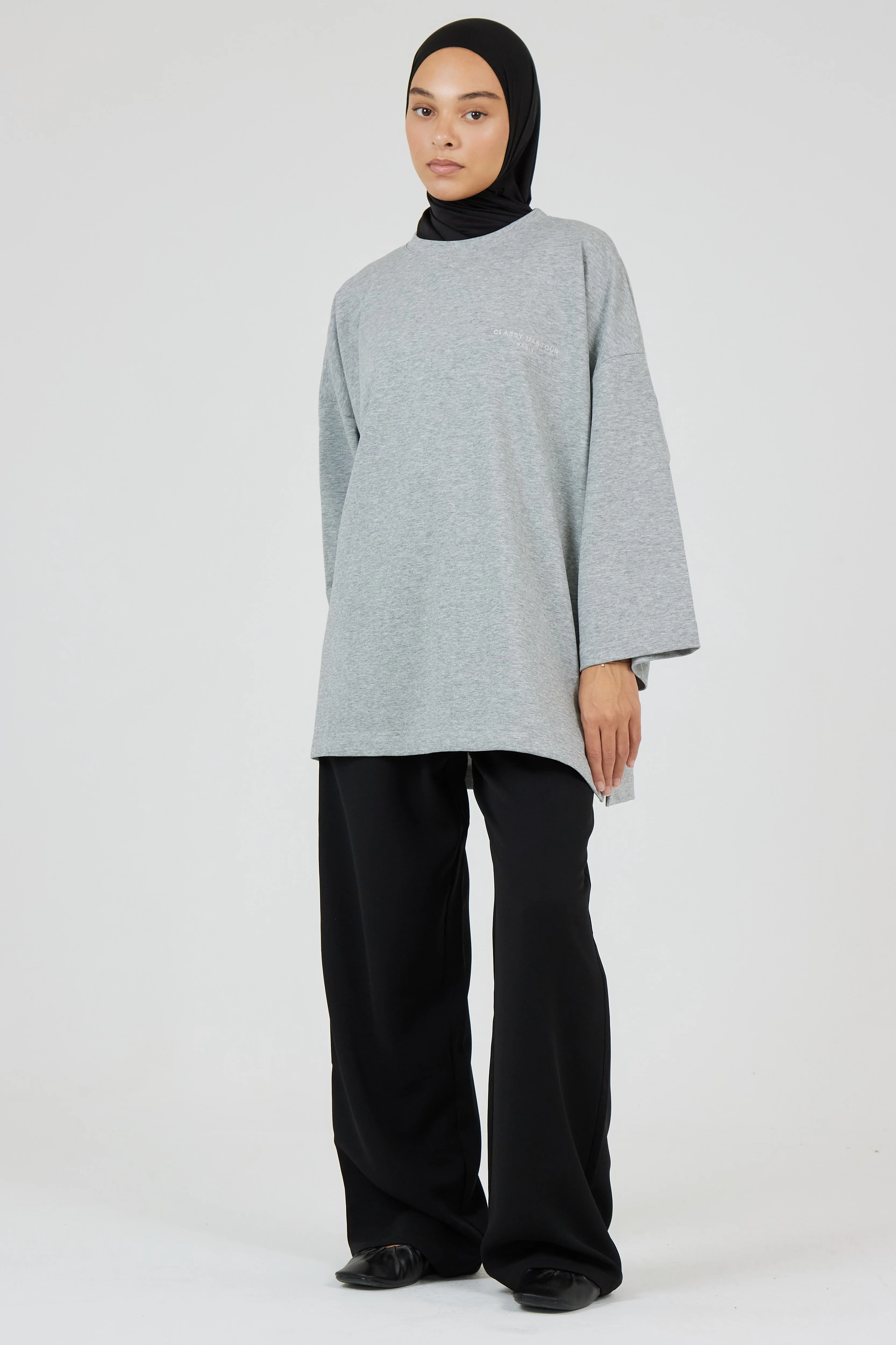 Le T-shirt Signature  Gris Foncé - Image 3