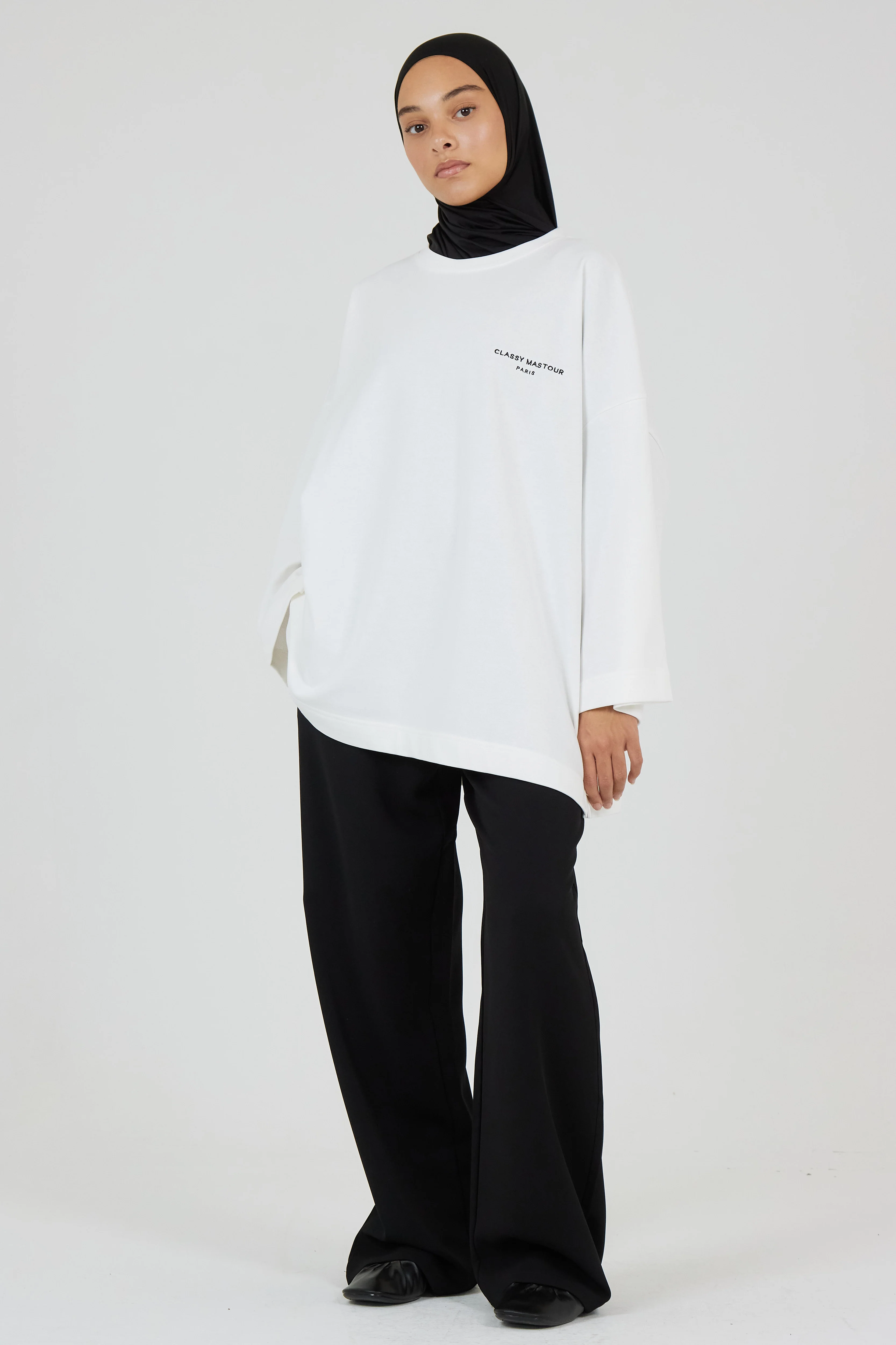 Le T-shirt Signature Blanc / Noir