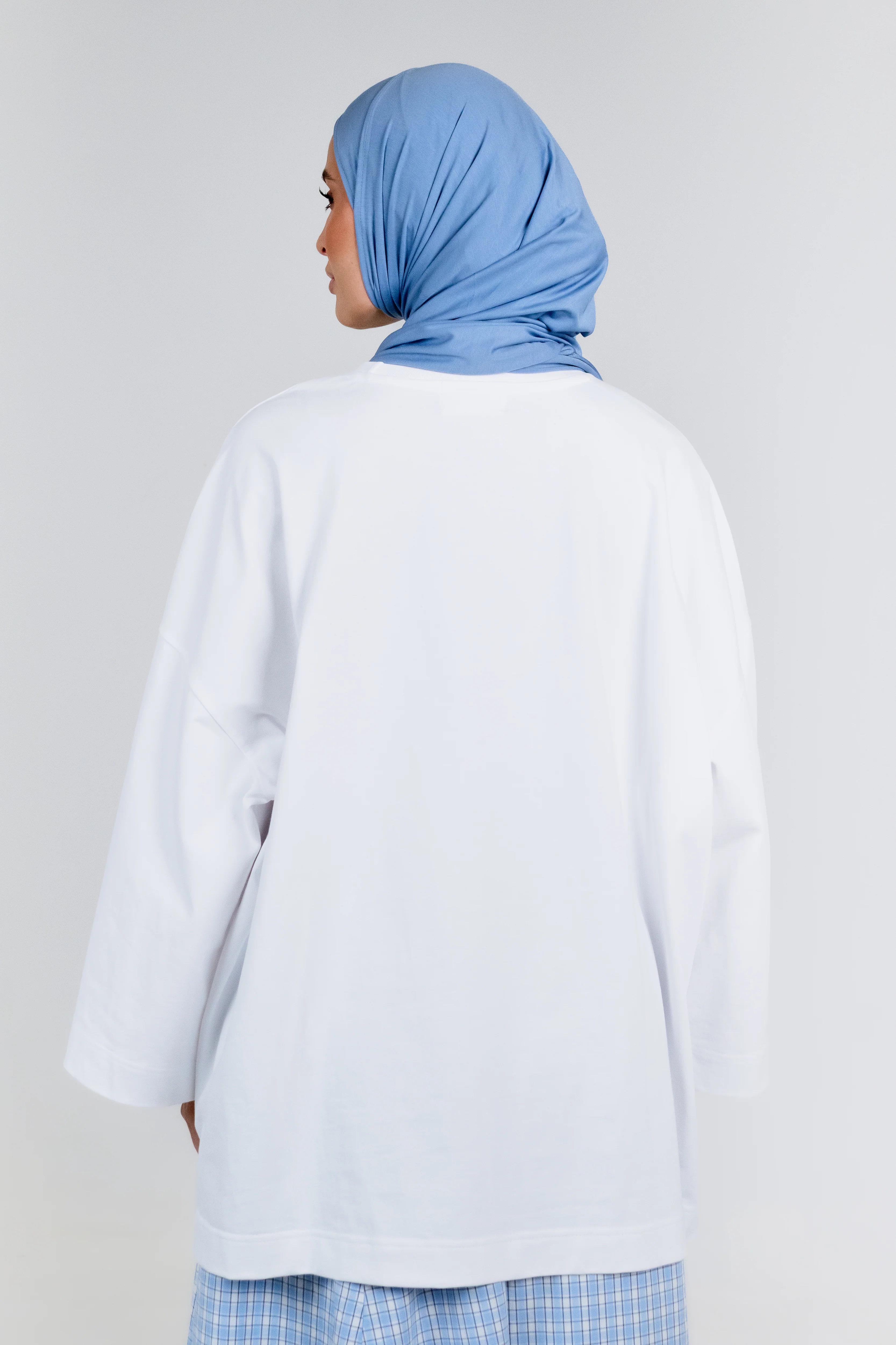 Le T-shirt Vichy Bleu - Image 5